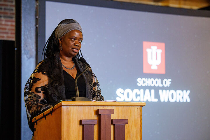 A lecturer at the IU South Bend School of Social Work.
